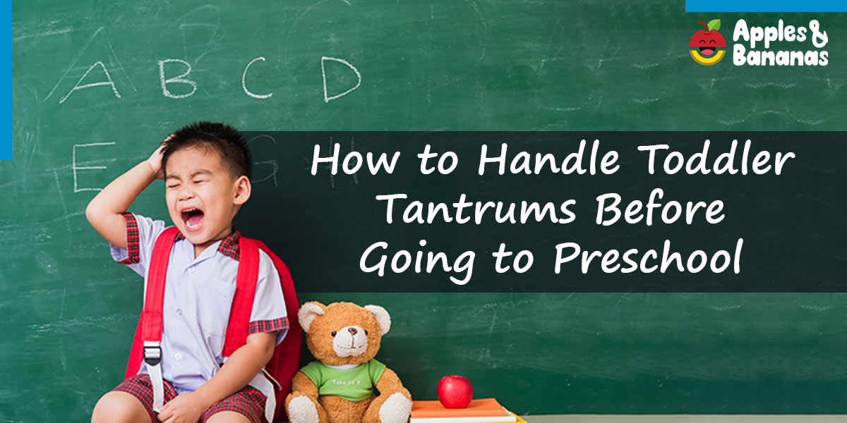 How to Handle Toddler Tantrums Before Going to Preschool