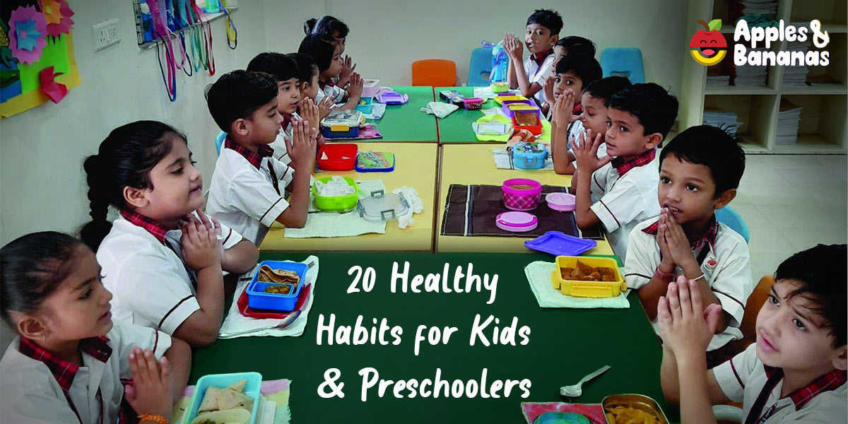 20 Healthy Habits for Kids and Preschoolers